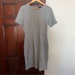J Crew Gray Sheath Dress Sz 10
